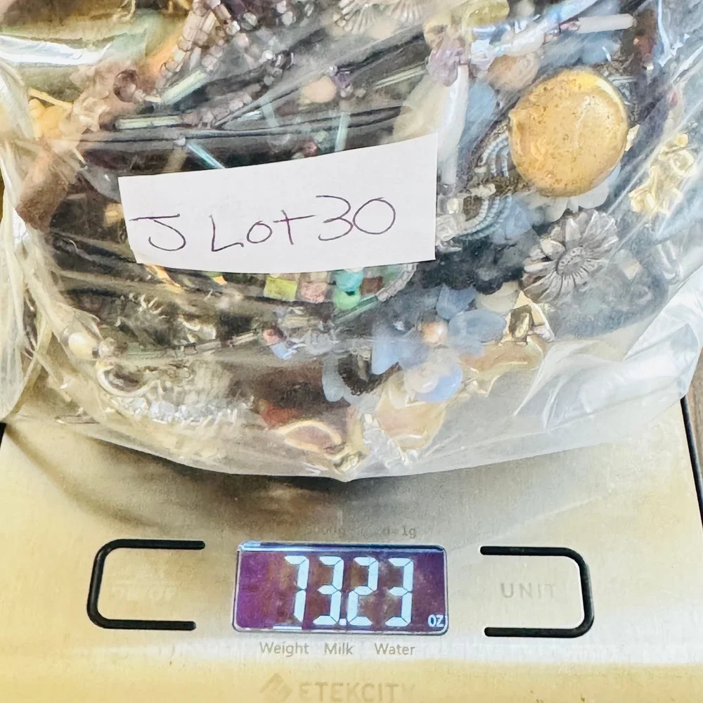 VTG Now Rhinestone Colorful Junk Costume Jewelry Lot Craft Arts As Is 4.5lbs